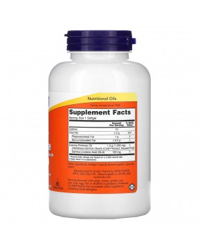 NOW Foods, Super Primrose, масло примулы вечерней, 1300 мг, 120 капсул